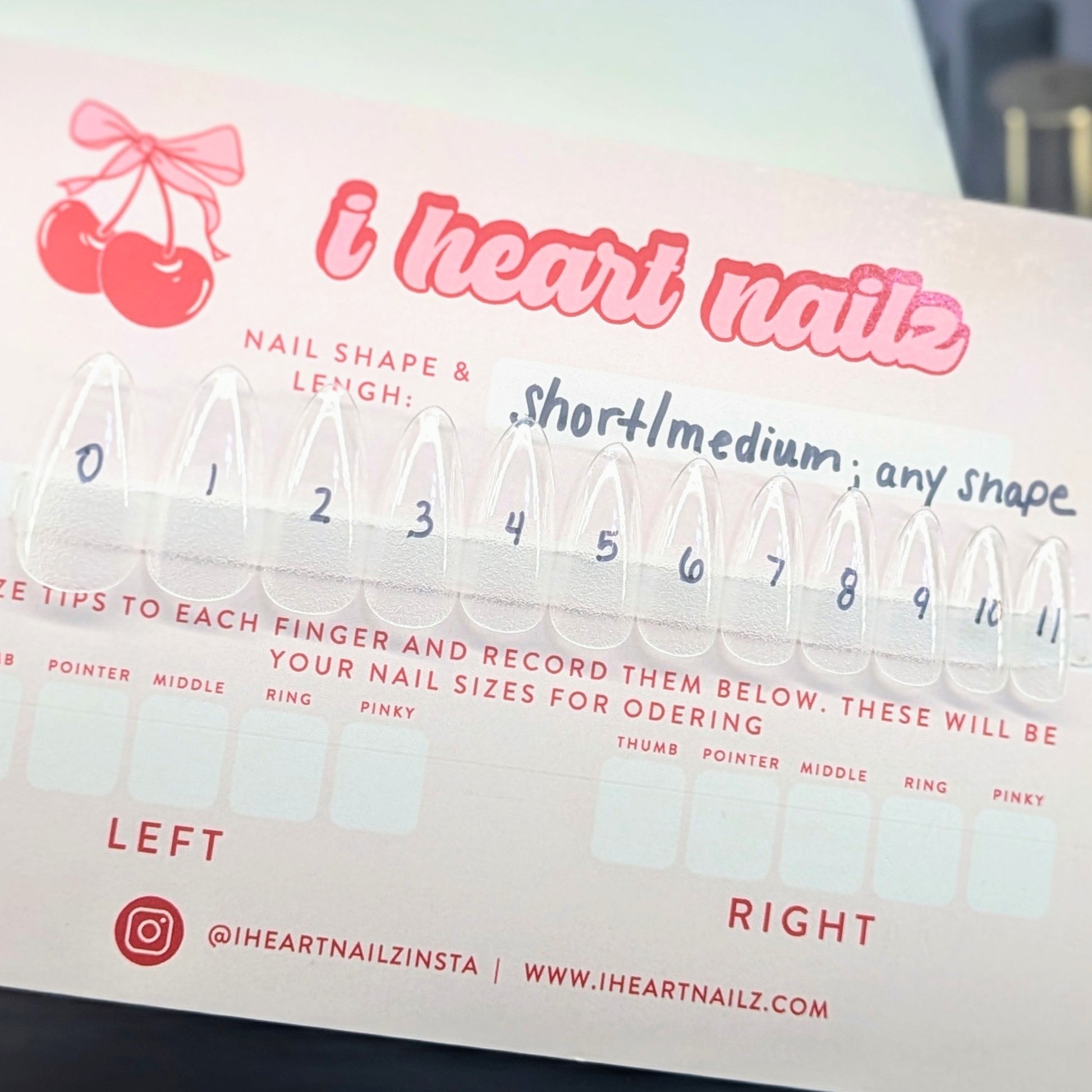 Short/Medium Sizing Kit